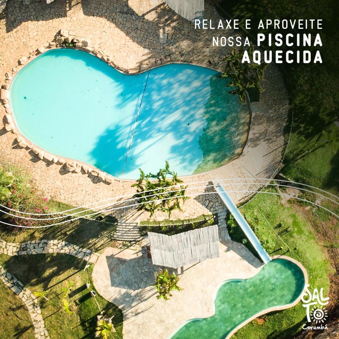 Salto Corumba Hotel Camping Clube Corumbá de Goiás Dış mekan fotoğraf