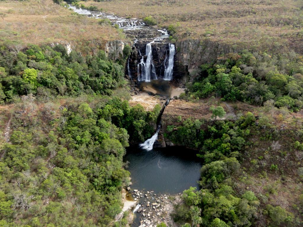Salto Corumba Hotel Camping Clube Corumbá de Goiás Dış mekan fotoğraf